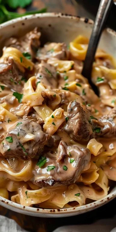 World's Best Beef Stroganoff