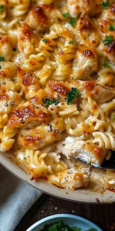 Cajun Cream Cheese Chicken Pasta Bake Recipe