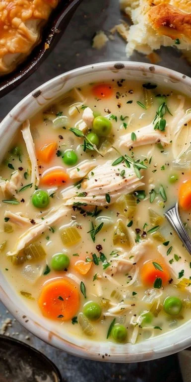 Chicken Pot Pie Soup Recipe