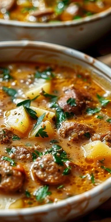 Cozy Italian Sausage and Potato Soup