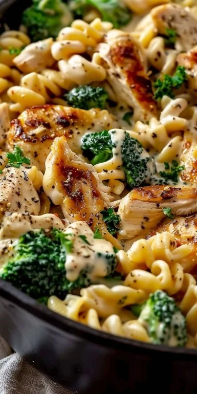 Creamy Rotisserie Chicken Broccoli Pasta 5 Creamy Rotisserie Chicken Broccoli Pasta