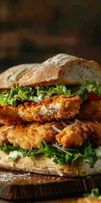 Crispy Chicken Caesar Sandwich Recipe