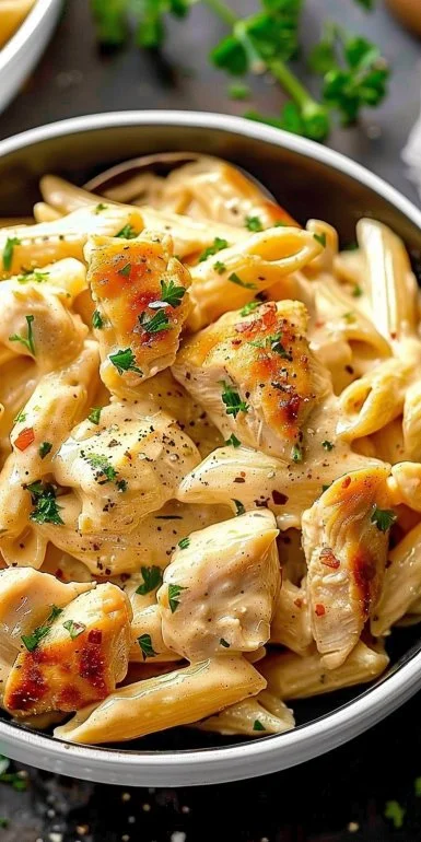 Crock Pot Creamy Cajun Chicken Pasta