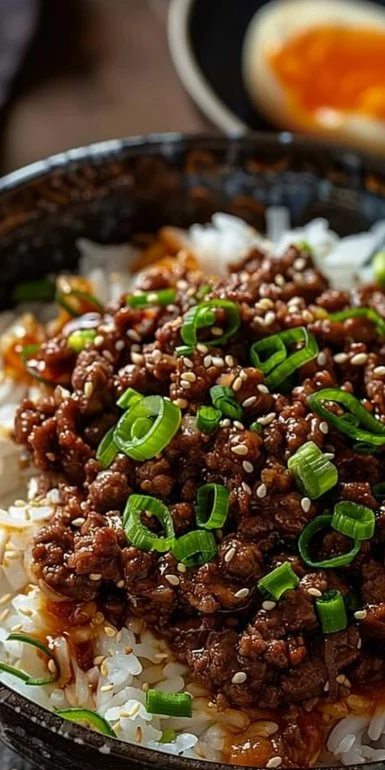 Korean Ground Beef Bowl