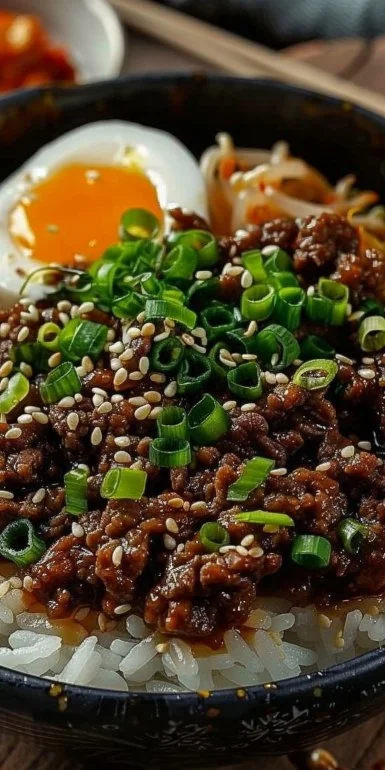 Korean Ground Beef Bowl