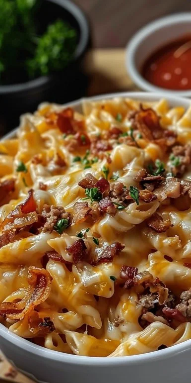 Loaded Bacon Cheeseburger Pasta You'll Crave Again and Again